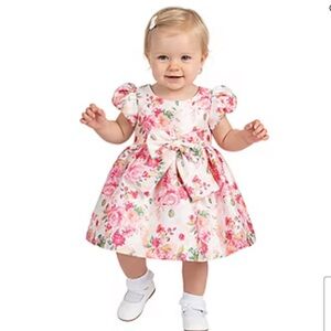 Bonnie Jean Baby Girls Short Sleeve A-Line Dress